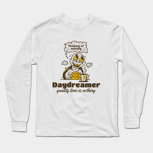 Thinking of nothing, turtle character Long Sleeve T-Shirt